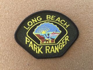 Rare Long Beach California Park Ranger Police Patch 2