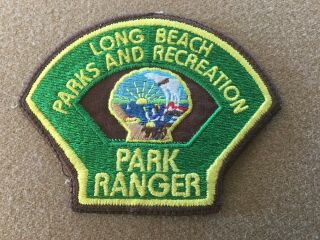 Rare Long Beach California Park Ranger Police Patch