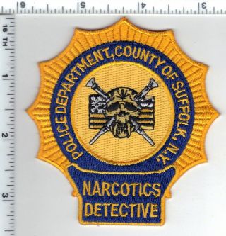 Suffolk County Police (york) Narcotics Detective Shirt/jacket Patch