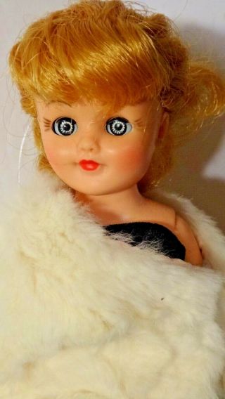 Vintage Vogue Jan Doll 10” With Htf Tagged Outfit