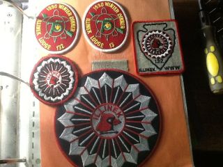 Illinek Lodge 132 Backpatch,  Activity And Round Patches