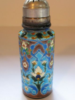 Antique French Ceramic Longwy Style Shaker 3