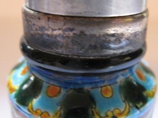 Antique French Ceramic Longwy Style Shaker 5