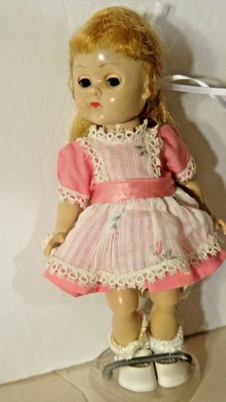 Vintage Ginny Doll Bent Leg Walker Tagged Dress