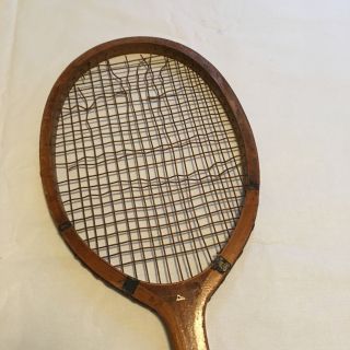 Antique Wooden Tennis Racket - Early 1900 