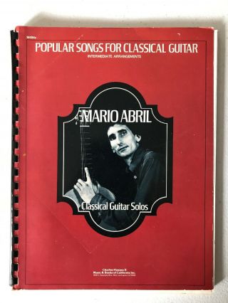 Vintage Mario Abril Classical Guitar Solos Collectors Item