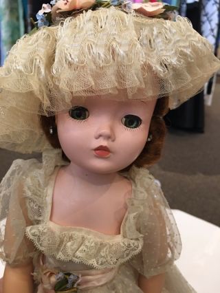 Vintage Madame Alexander Cissy Doll Auburn Hair 20 " Rubber Jointed Body