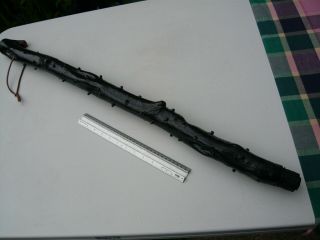 Huge Irish Blackthorn Walking Stick 5cm Thick 97cm Long Rubber Tipped