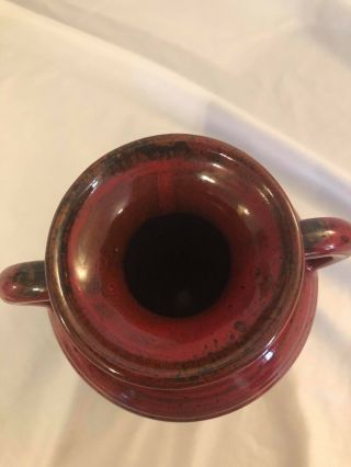 Southern Living At Home Pottery Tuscani Vase Rustic Red Browm Black Stoneware 3