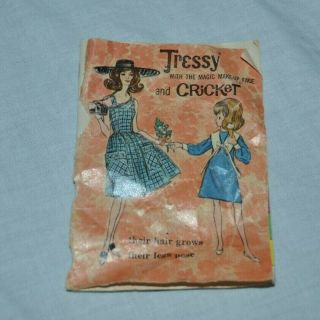 Vintage American Character Tressy And Cricket Book,  1965 Grooming Book