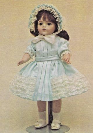 11 " Antique - Modern French Milette/bleuette Doll Dress Hat Undies Pattern German