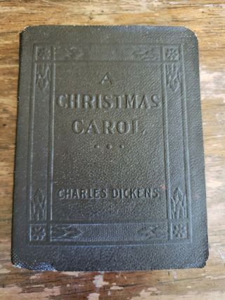 Little Leather Library Book A Christmas Carol By Charles Dickens Antique