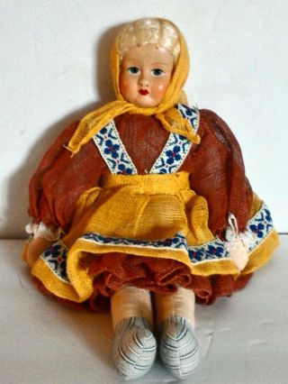 Vintage Ethnic Cloth Doll From Poland