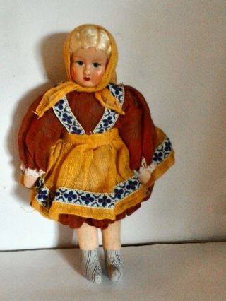 Vintage Ethnic Cloth Doll from Poland 3