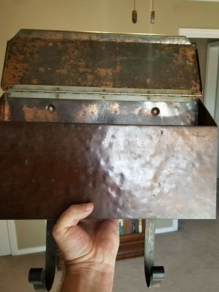 Antique Copper Mailbox 2