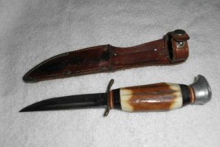 Vintage Bohlin Solingen Germany Fixed Blade Hunting Knife Sheath