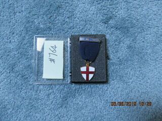 Vintage - God And Country - Boy Scout Award Medal With Case