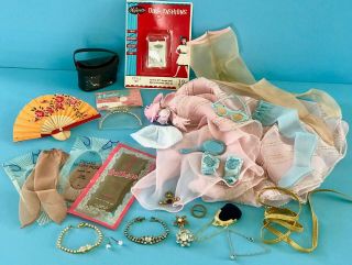 Vintage Doll Accessories Jewelry Stockings Madame Alexander Cissy Miss Revlon