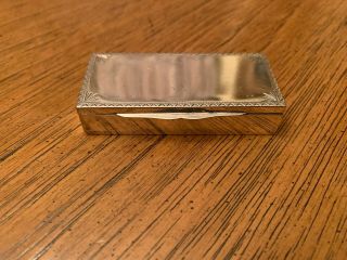 Vintage Spanish Sterling Silver 925 Pill Snuff Box.