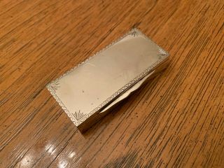 VINTAGE SPANISH STERLING SILVER 925 PILL SNUFF BOX. 3