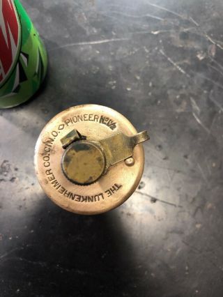 Antique Brass Lunkenheimer Pioneer N.  O 1 1/2 Drip Oiler 3