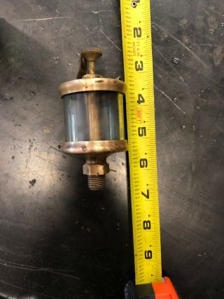 Antique Brass Lunkenheimer Pioneer N.  O 1 1/2 Drip Oiler 4