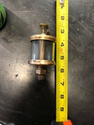 Antique Brass Lunkenheimer Pioneer N.  O 1 1/2 Drip Oiler 5