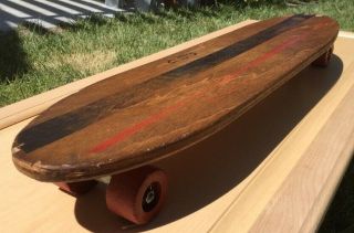 Vintage Sears Hot Dog Skate Board Clay Wheels Skateboard 29” Sidewalk Surfer