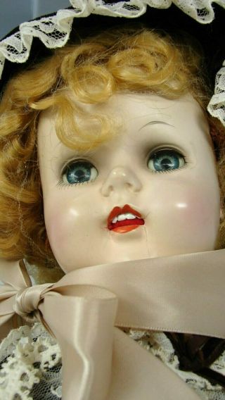 1950s Vintage Unmarked Hard Plastic Sweet Sue 19 1/2 " Doll