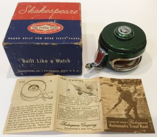 Old Shakespeare Deluxe Automatic Trout Reel 1837