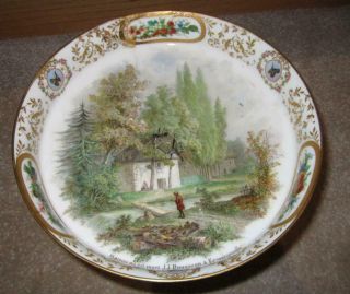 19th Century French SEVRES Porcelain Titled Topographic Comport - LOUIS PHILIPPE 2