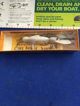 Vintage Bomber Waterdog Wooden Fishing Lure In The Box Sweet 71 - F