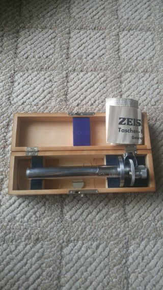Carl Zeiss Jena Germany Refractometer Model Nr 4052