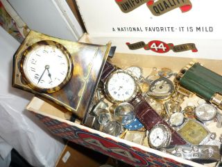 Estate Watchmakers Parts,  Antique Cases,  Watches,  Junk Drawer faces etc.  etc.  etc. 3