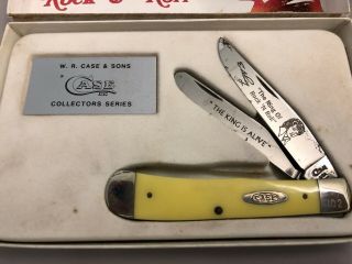 Vintage Case Xx Collectors Series Elvis King Of Rock & Roll Folding Knife