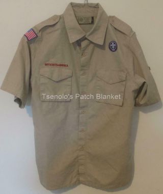 Boy Scout Now Scouts Bsa Uniform Shirt Size Adult Small Ss 071
