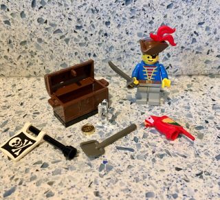 Vintage Lego Pirate,  Chest And Accesories 1990’s