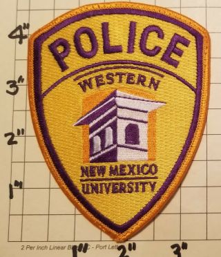 Western Mexico University Police Department Patch