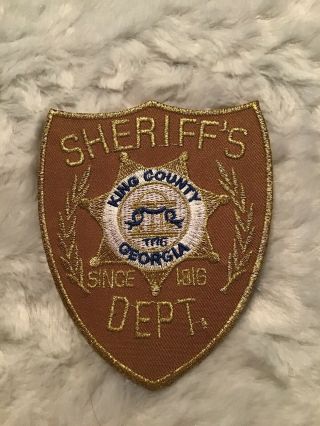 The Walking Dead - King County Sheriff Deptartment Patch - Georgia - (a80)