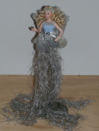 Popular Creations 9 " Girl Angel Fairy Tassel Doll With Stand