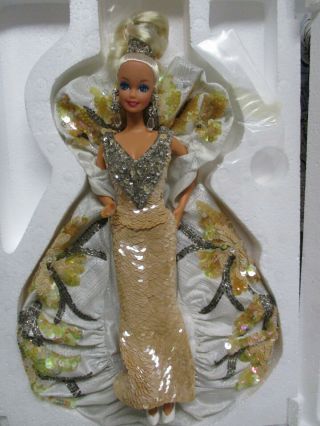 Vintage Bob Mackie Platinum Barbie Doll W/ Mailer Box 3