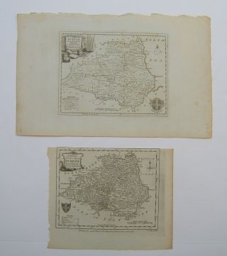 County Durham: a quantity of 17th,  18th & 19th century antique maps (approx 32) 3
