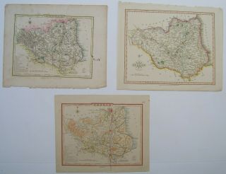County Durham: a quantity of 17th,  18th & 19th century antique maps (approx 32) 5
