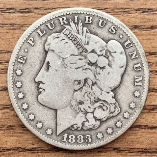 Vf 1883 Cc Morgan Silver Dollar Pq Antique Patina Carson City