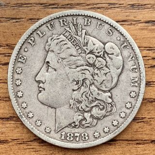 Vf 1878 Cc Morgan Silver Dollar Pq Antique Patina Carson City