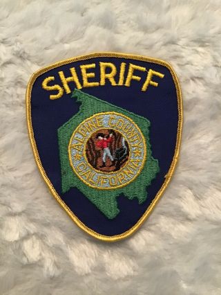 Alpine County Sheriff Department Patch - California - (a77)
