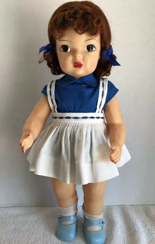 Vintage 16” Terri Lee Doll Auburn In Tagged 2 - Piece Outfit
