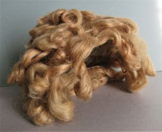 Vintage Blonde Mohair Shirley Temple Doll Wig Size 15 Curls - Some Tlc