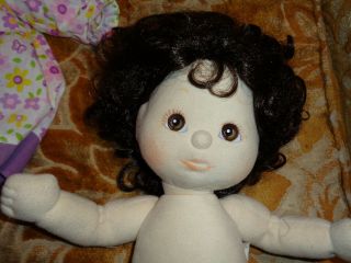 Vintage 1985 Mattel My Child Doll Brunette Brown Eyes Girl Baby Doll