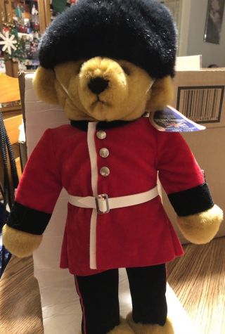 Vintage Merrythought Teddy Bear Queens Foot Guard Buckingham Palace Soldier 18”